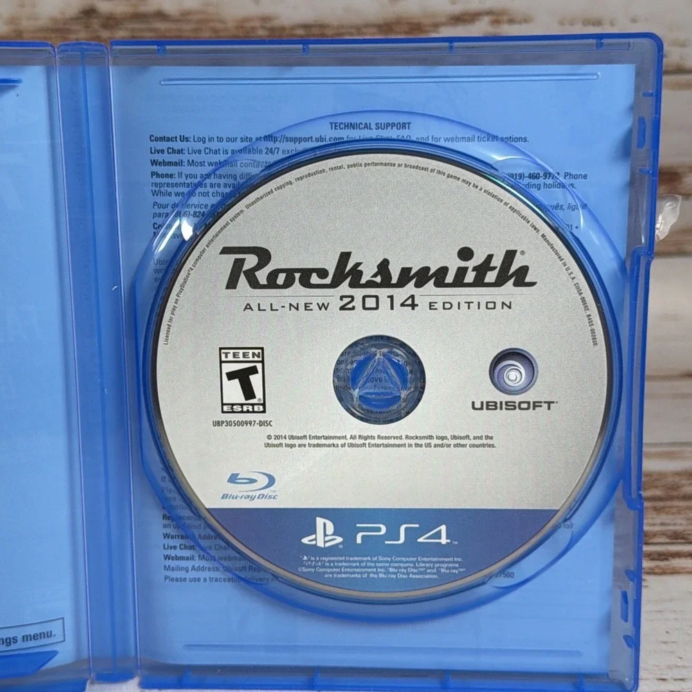 Rocksmith 2014 Edition Remastered PS4 PlayStation 4 Game Used No Manual